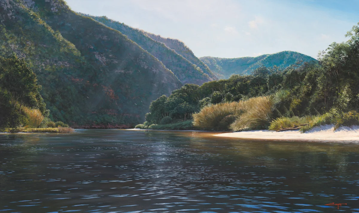 Commission a painting - Keurbooms River Plettenberg Bay