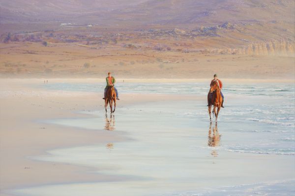 Noordhoek Beach to Kommetjie painting