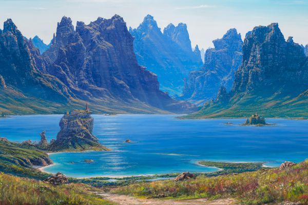 Deep Waters painting