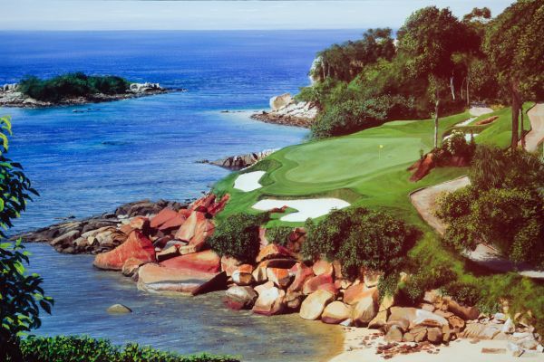 Gary Player Golf Course, Asia painting